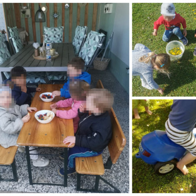 Unter unserer Veranda Essen